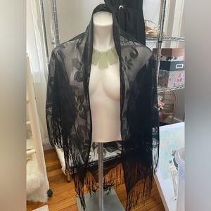 Black Shawl Scarf